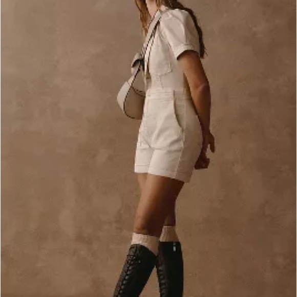 FLASH SLAE! Anthropologie | THE KIT UTILITY ROMPER BY PILCRO | Size 10 | NWT - Picture 3 of 3